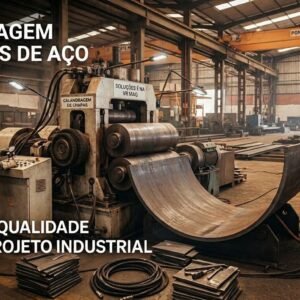 Calandragem de Chapas de Aço