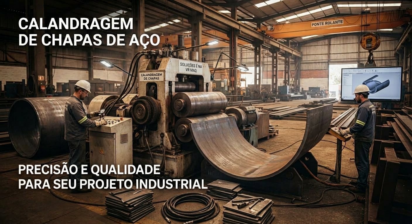 Calandragem de Chapas de Aço