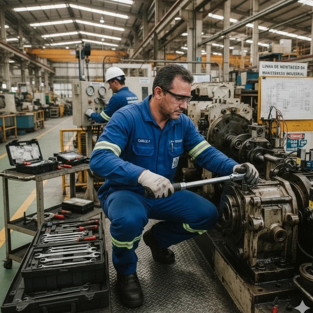 Manutenção mecânica industrial