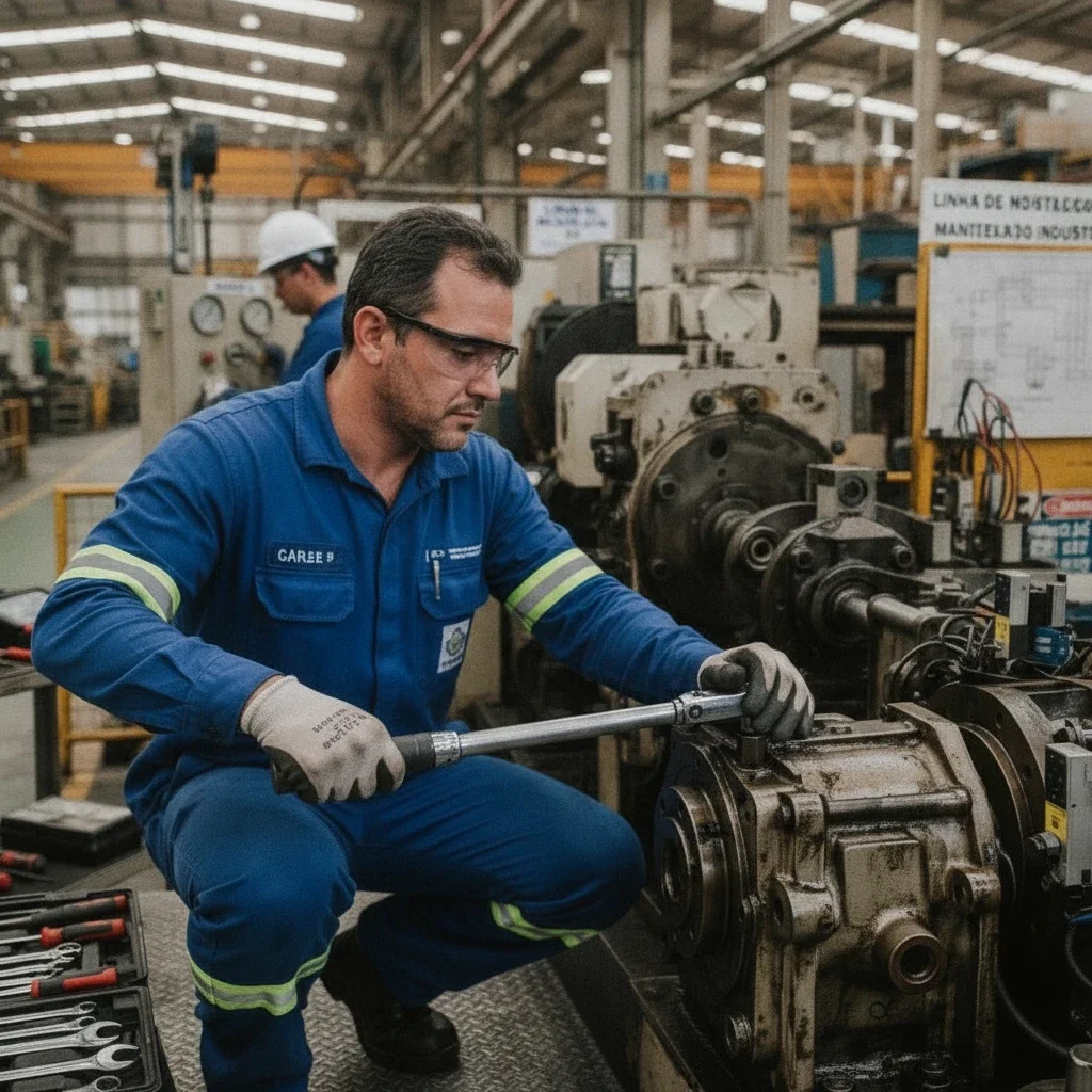 Manutenção mecânica industrial
