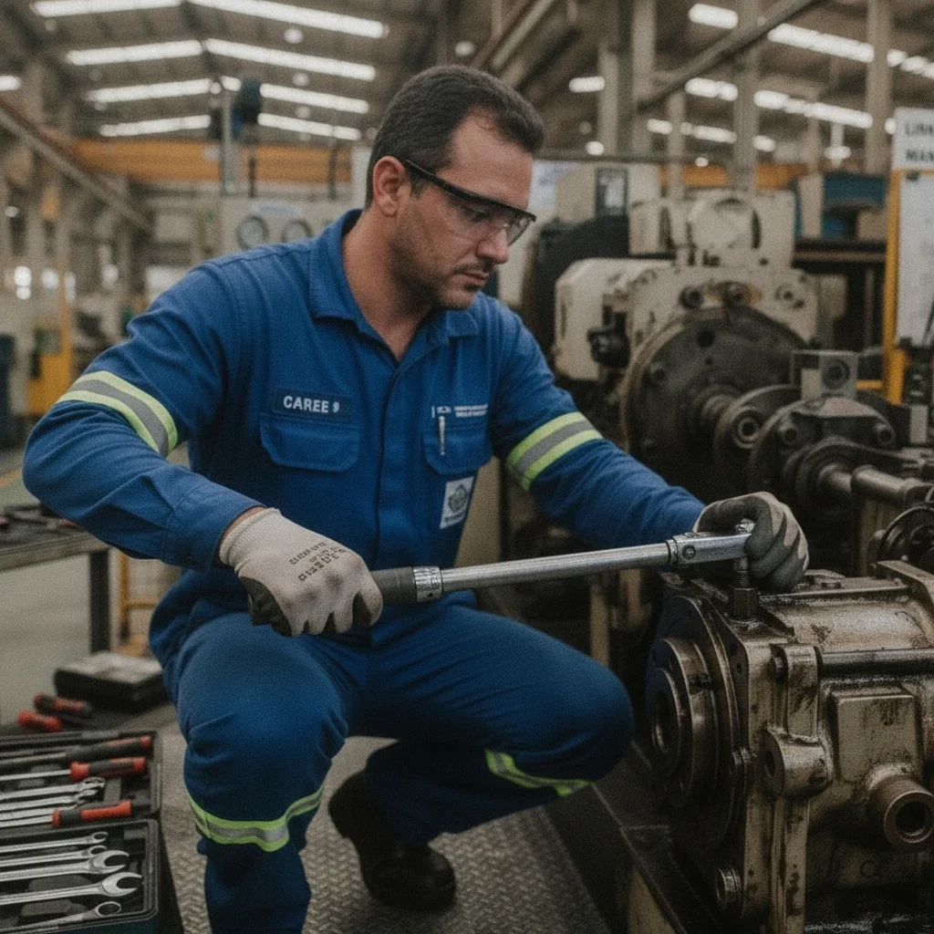 Manutenção mecânica industrial